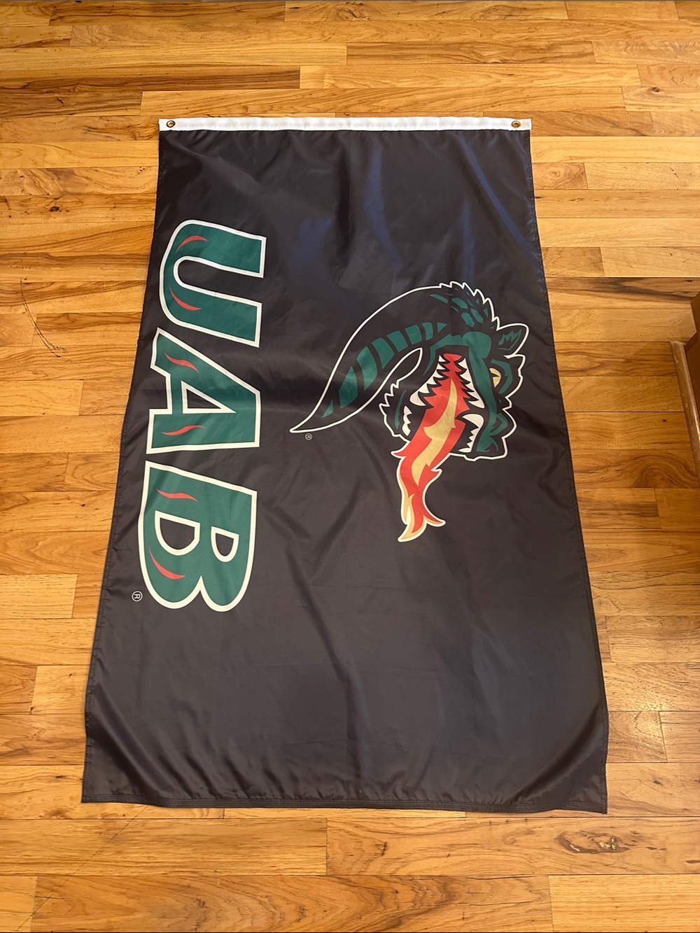 UAB Dragon Flag in Black and Green 3x5